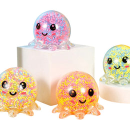 Jouet anti stress poulpy glow