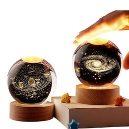 Lampe Cristal Galaxie 3D