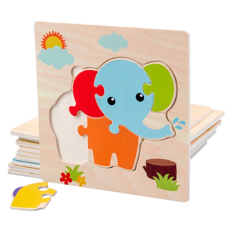 Puzzle Bois Animalia