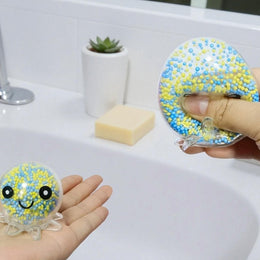 Jouet anti stress poulpy glow