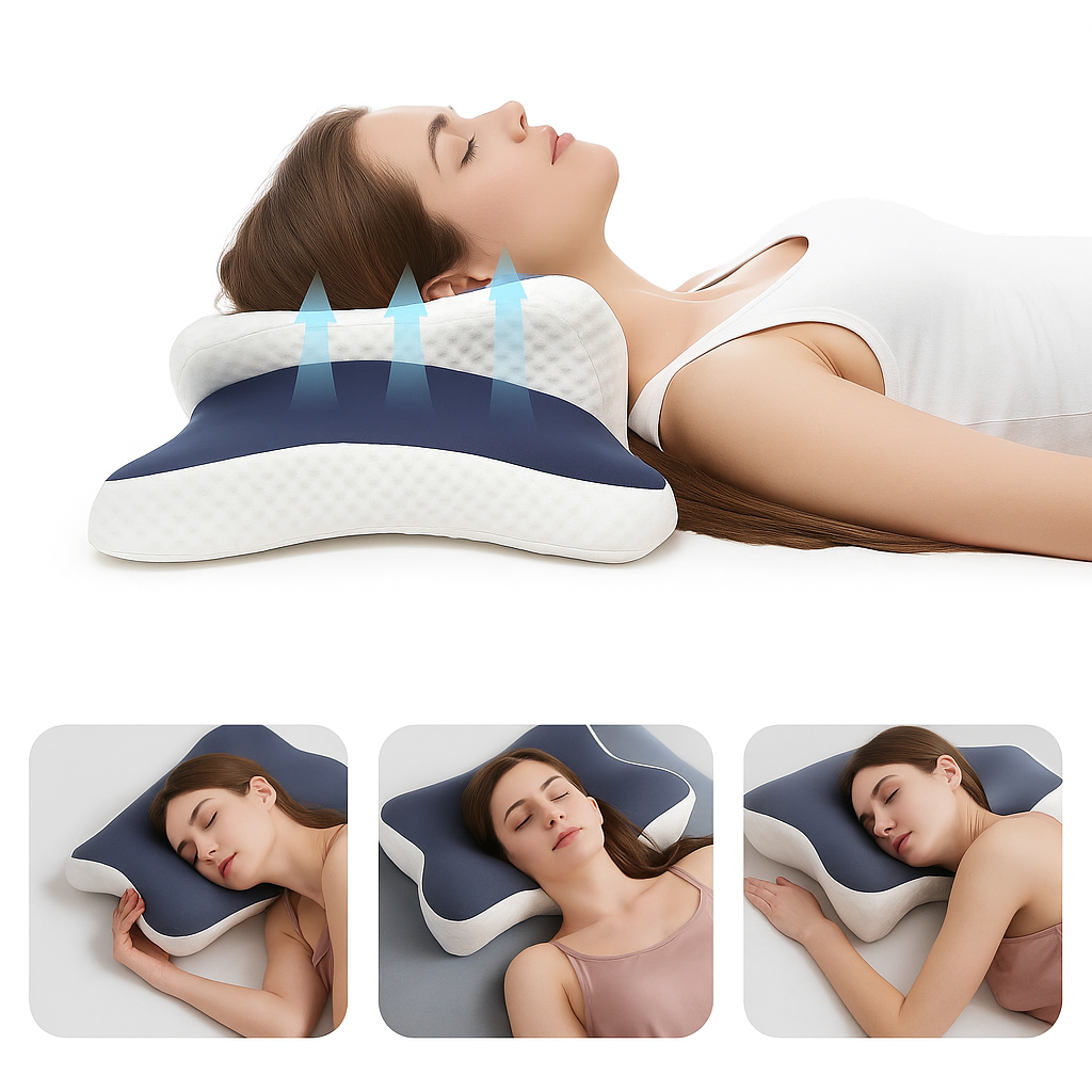 Oreiller Ergonomique Mémoire de Forme