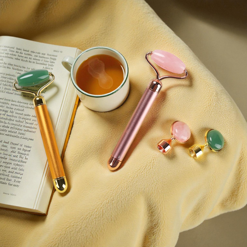 Rouleau Électrique en Quartz Rose