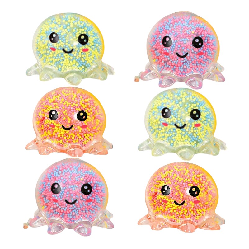 Jouet anti stress poulpy glow