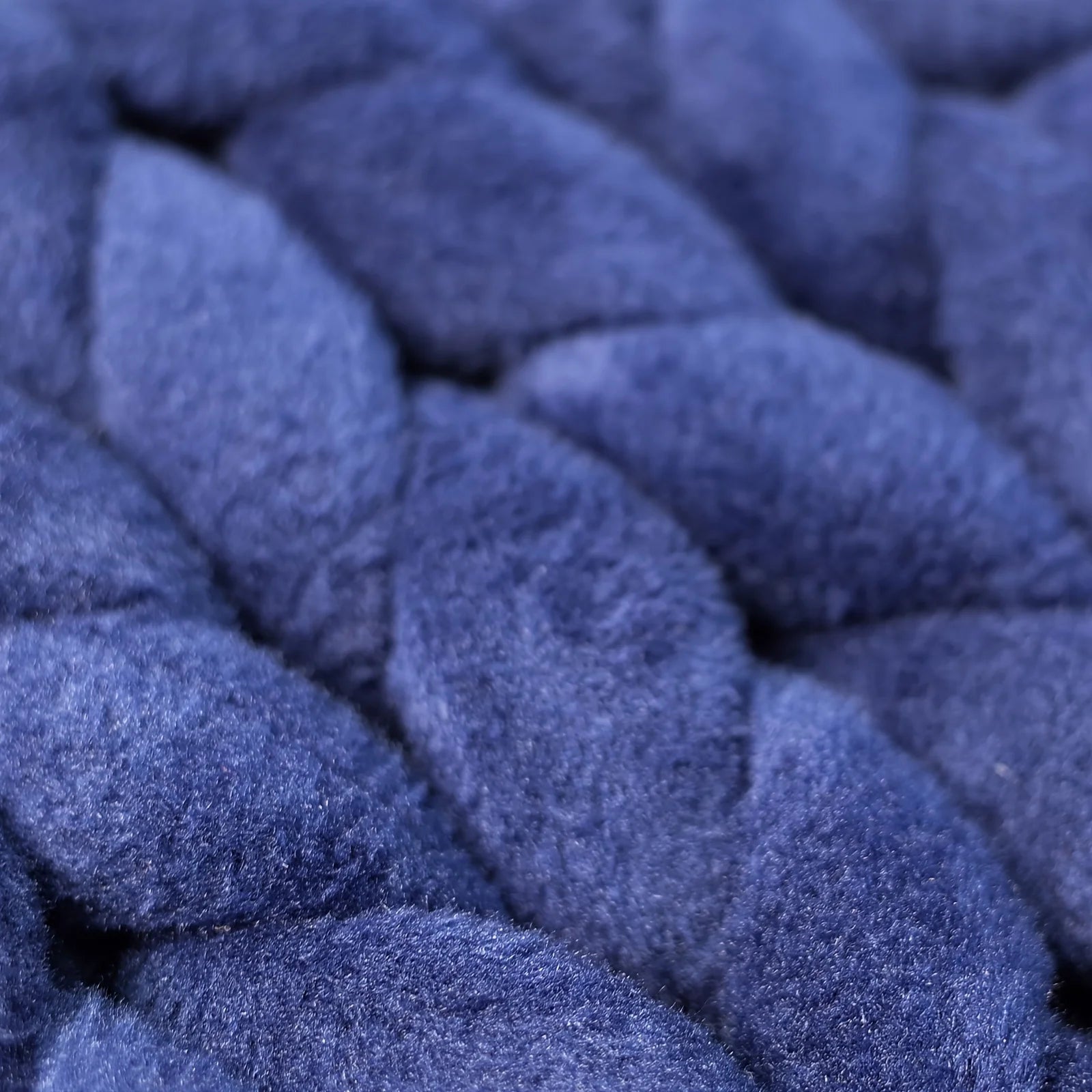 Couverture Tricotée Lesté