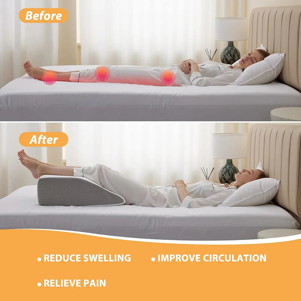 Coussin Repose-Jambes Mémory Waves