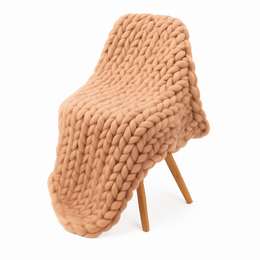 Couverture Tricotée Lesté