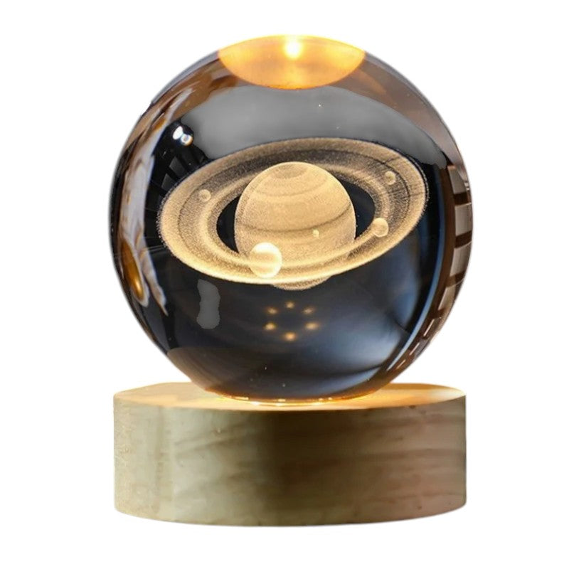 Lampe Cristal Galaxie 3D